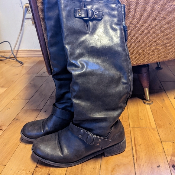 Xoxo brown slouchy boot - Picture 2 of 8